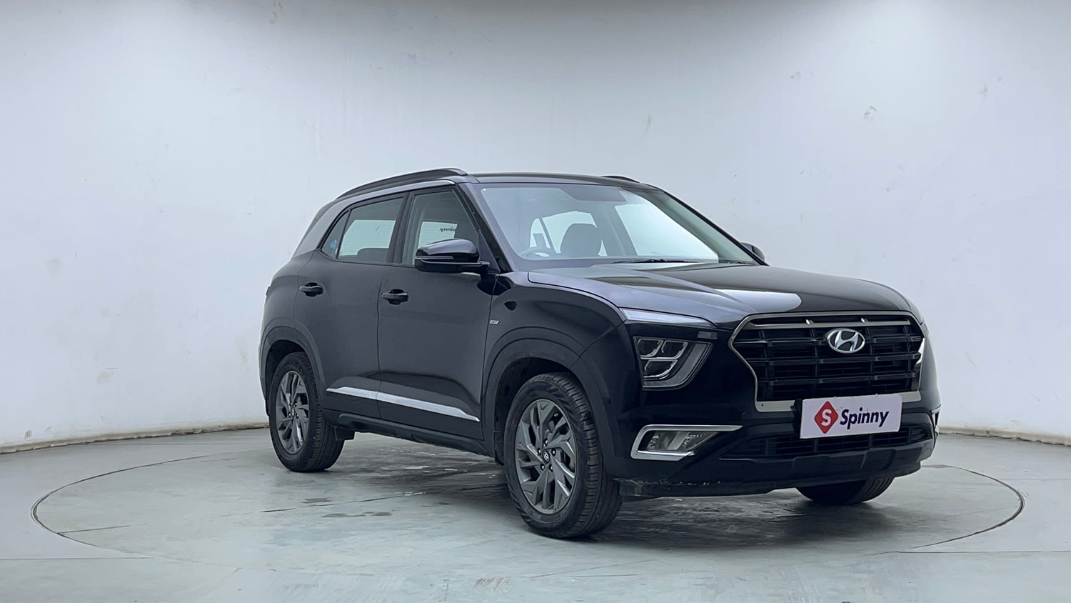 Used 2021 Hyundai Creta SX (O) 1.4 Turbo 7 DCT Petrol Automatic exterior RIGHT FRONT CORNER VIEW