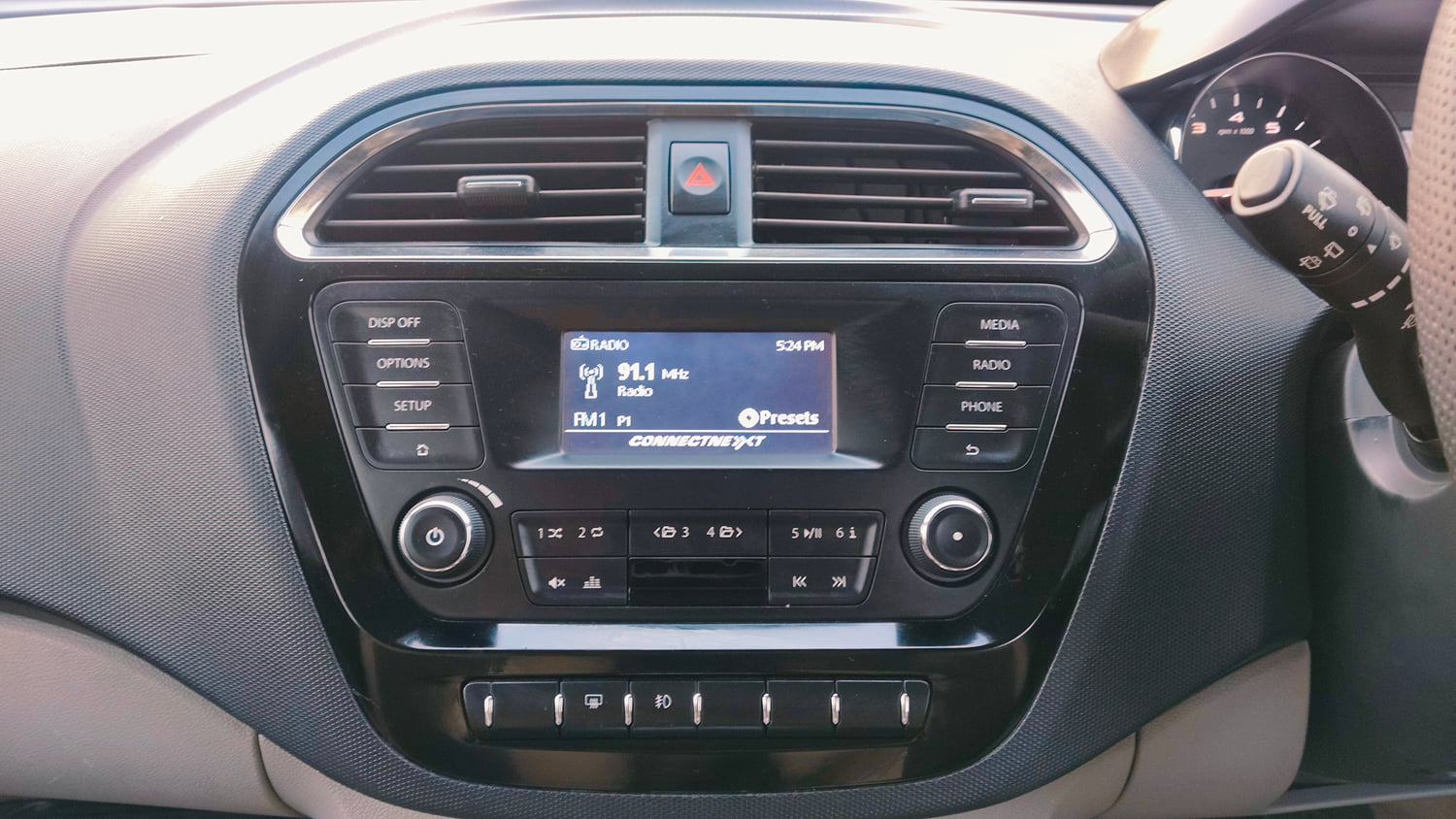 Used 2018 Tata Tiago Revotron XZA Petrol Automatic interior MUSIC SYSTEM & AC CONTROL VIEW
