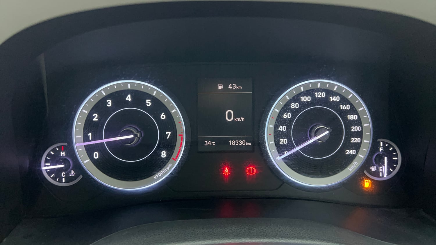 Used 2022 Hyundai Creta SX 1.5 Petrol Executive Petrol Manual interior CLUSTERMETER VIEW