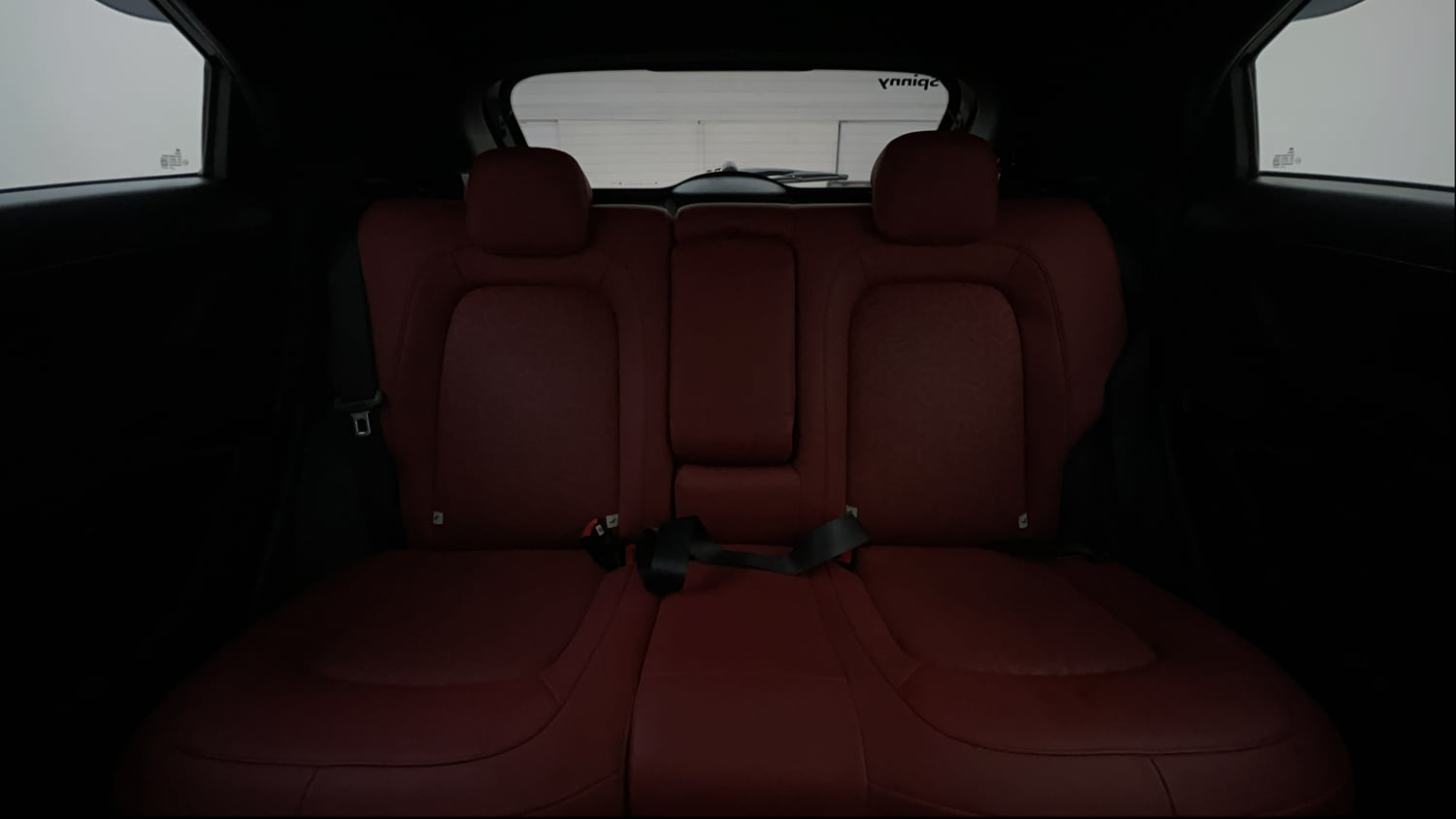 Used 2023 Tata Nexon XZA Plus LUXS Diesel Red Dark Edition Diesel Automatic interior REAR SEAT CONDITION VIEW