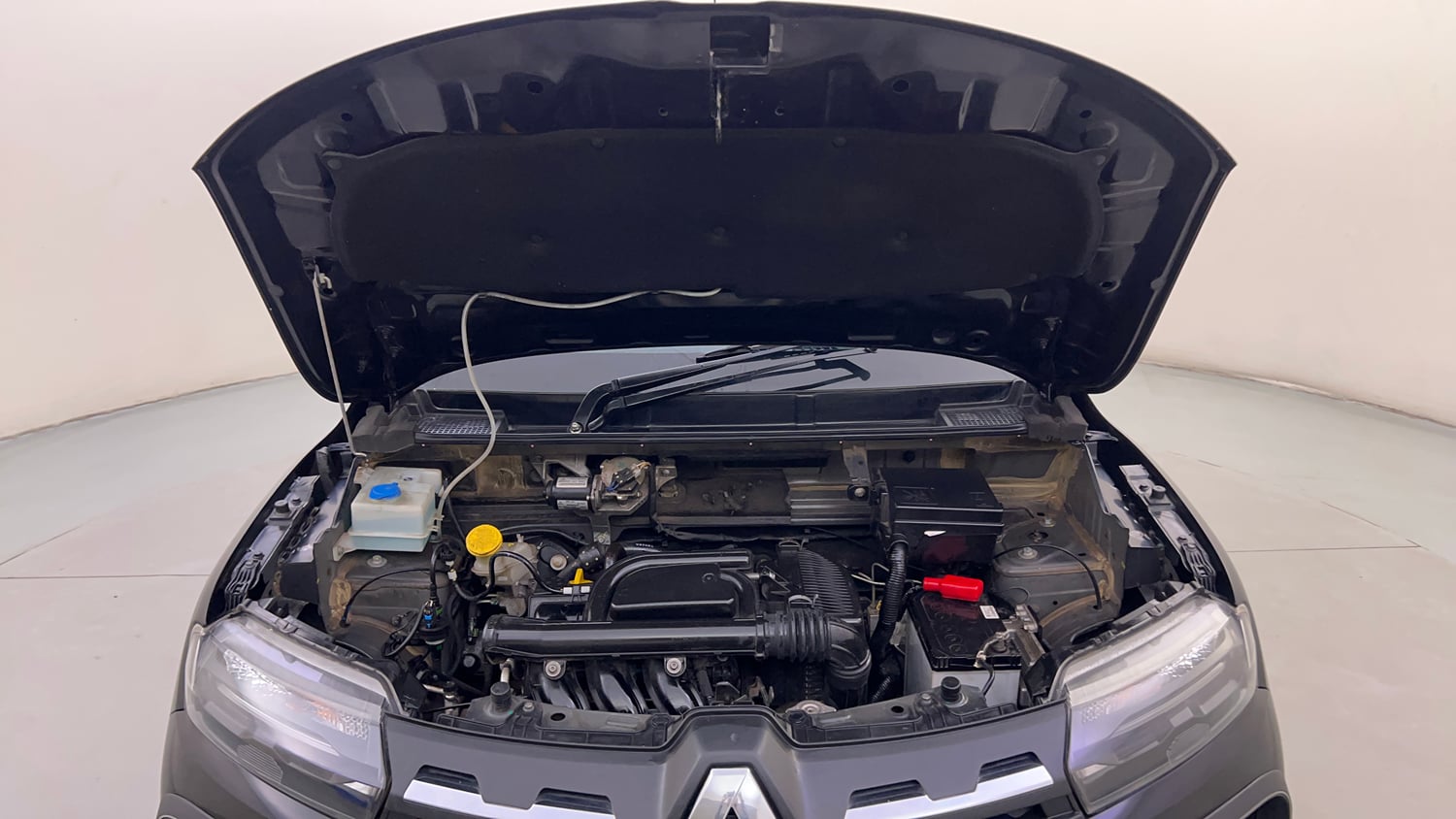 Used 2023 Renault Kwid CLIMBER AMT Urban Night Limited Edition Petrol Automatic engine ENGINE & BONNET OPEN FRONT VIEW