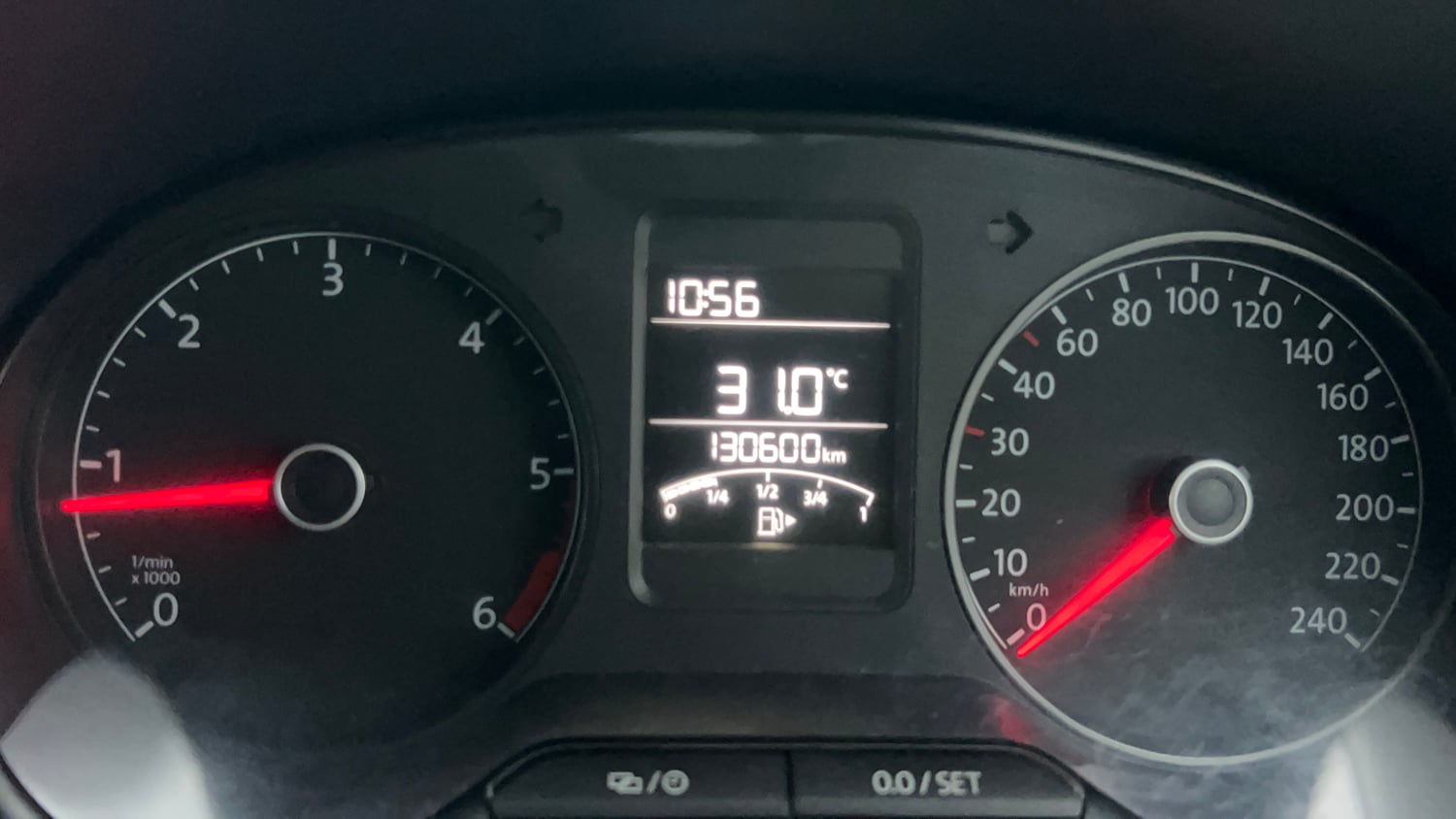 Used 2018 Volkswagen Polo Highline Plus 1.5 (D) 16 Alloy Diesel Manual interior CLUSTERMETER VIEW