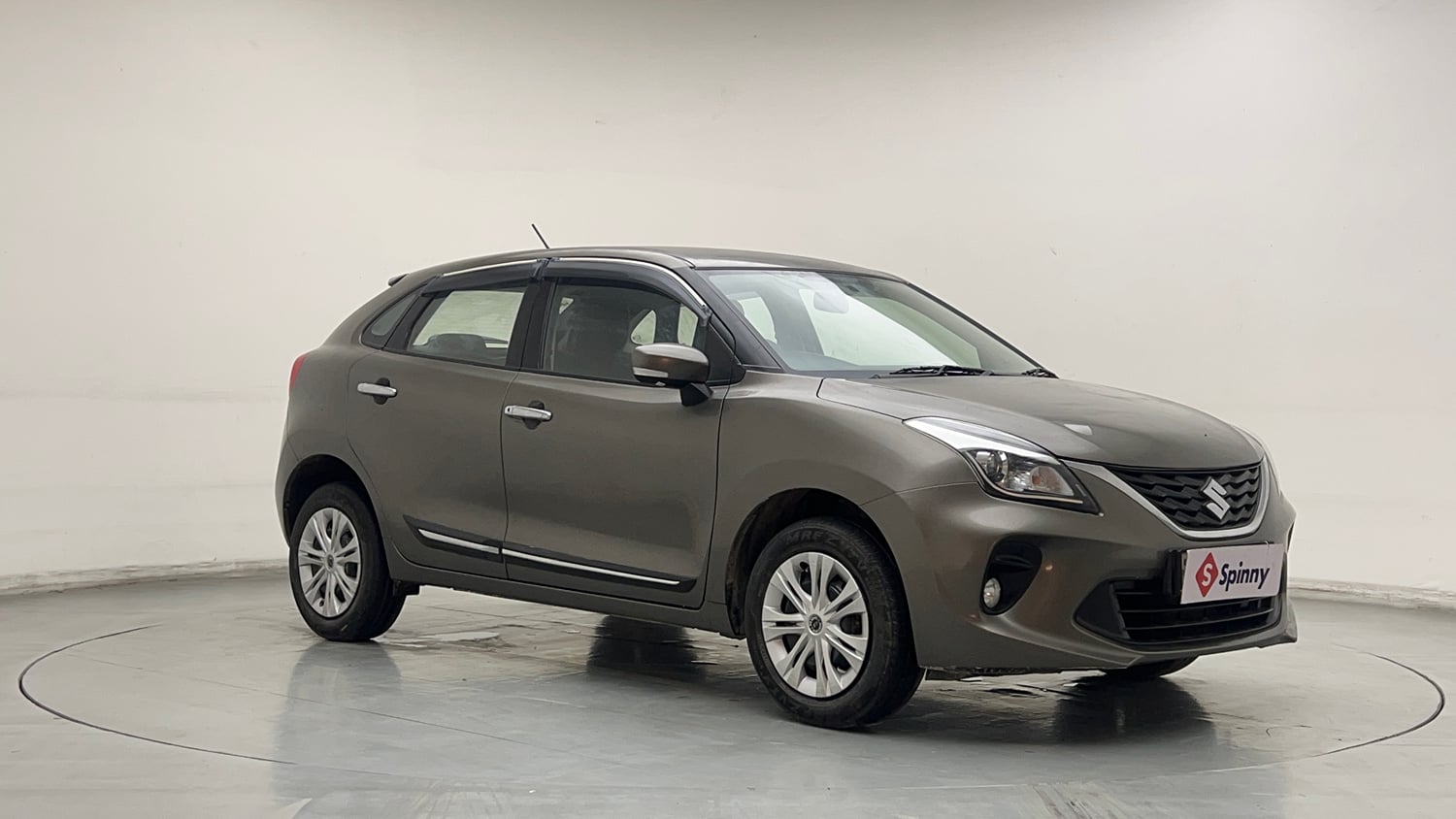 Used 2019 Maruti Suzuki Baleno Delta Petrol Manual exterior RIGHT FRONT CORNER VIEW