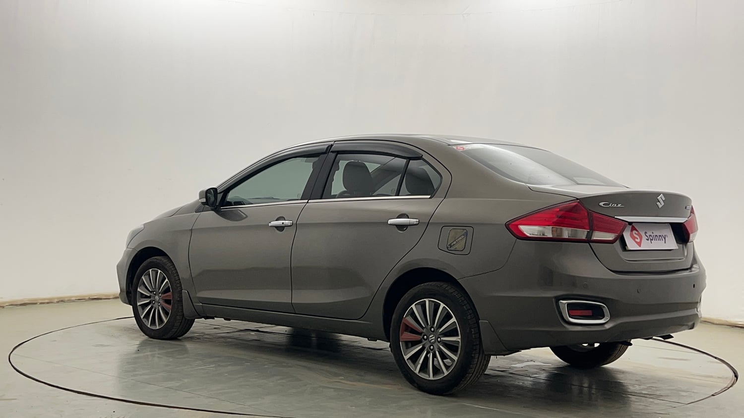 Used 2021 Maruti Suzuki Ciaz Alpha 1.5 Petrol Manual exterior LEFT REAR CORNER VIEW