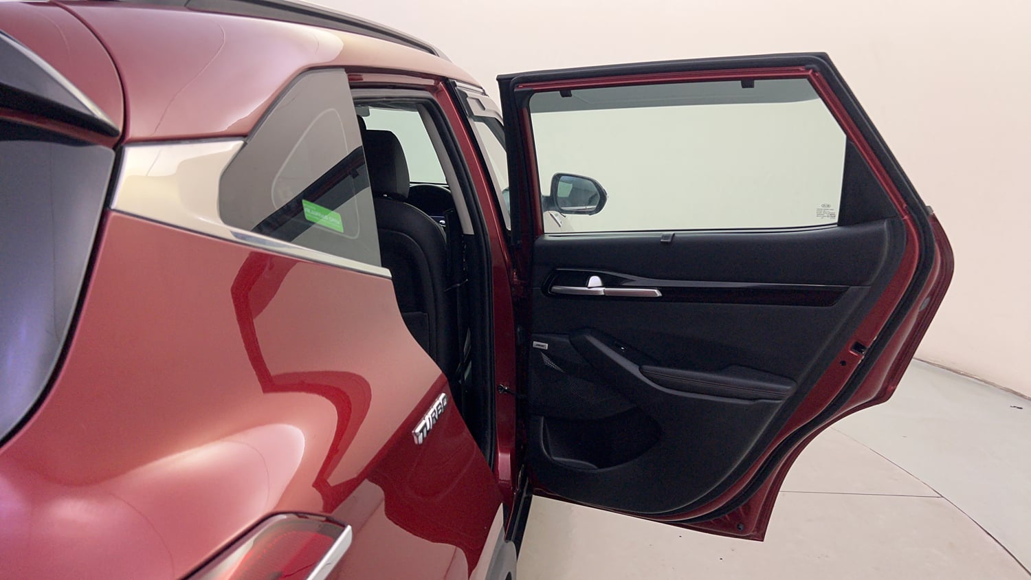 Used 2021 Kia Seltos GTX Plus AT 1.5 Diesel Diesel Automatic interior RIGHT REAR DOOR OPEN VIEW