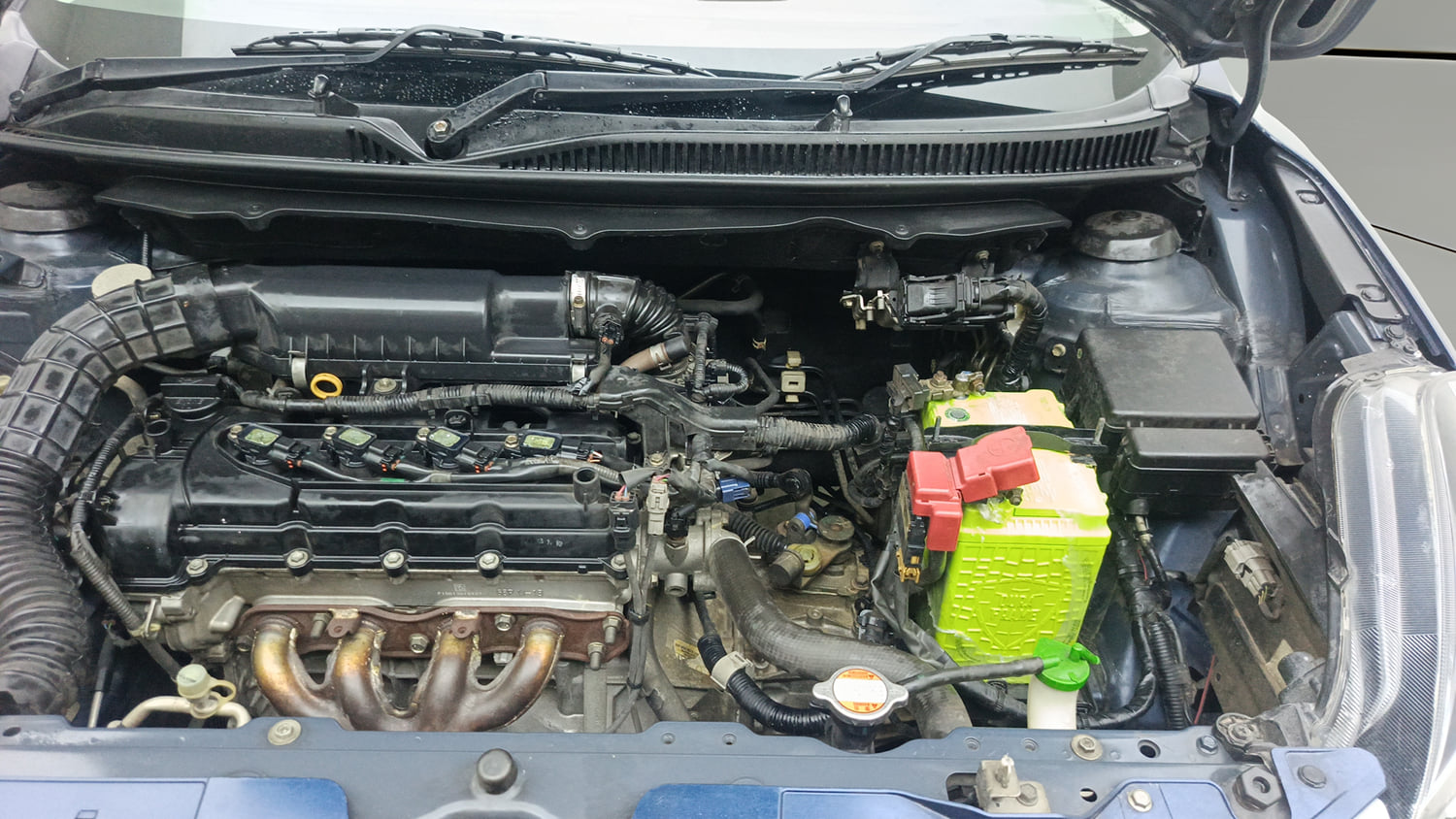 Used 2019 Maruti Suzuki Baleno Delta Petrol Manual engine ENGINE LEFT SIDE VIEW