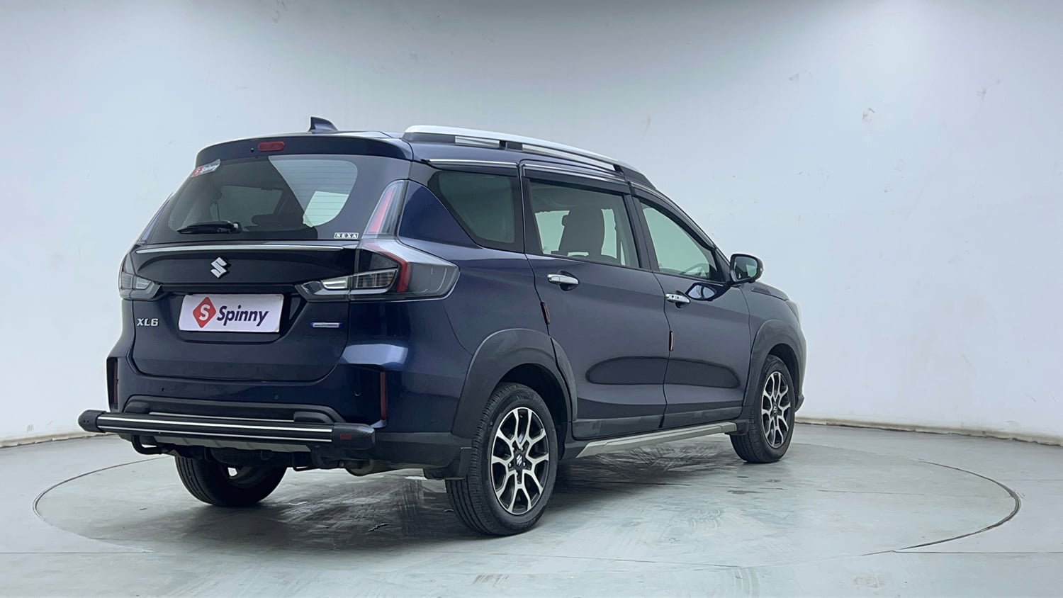 Used 2023 Maruti Suzuki XL6 Alpha AT Petrol Petrol Automatic exterior RIGHT REAR CORNER VIEW