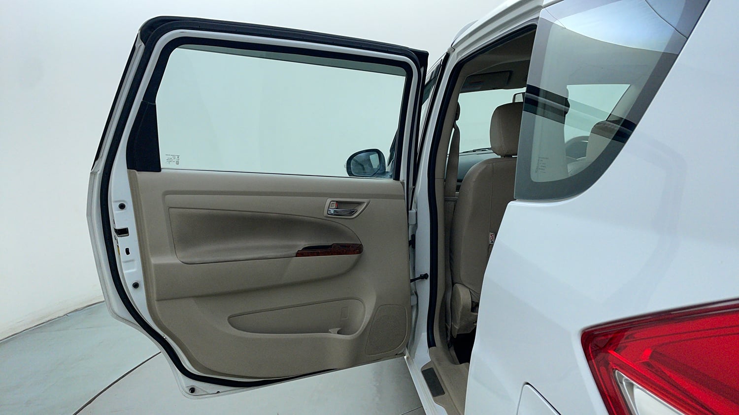 Used 2016 Maruti Suzuki Ertiga ZXI+ Petrol Manual interior LEFT REAR DOOR OPEN VIEW
