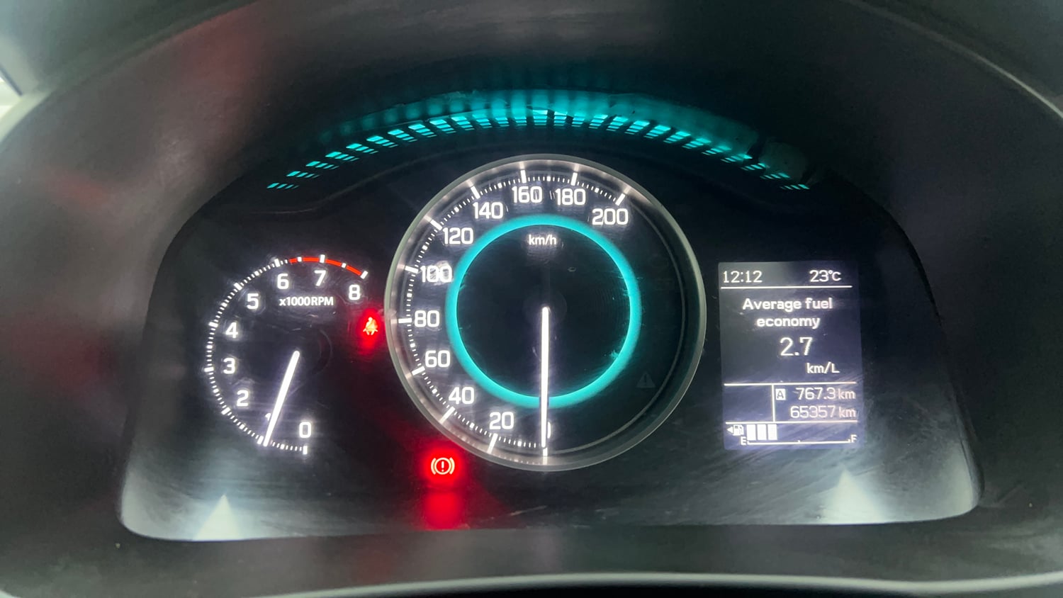 Used 2017 Maruti Suzuki Ignis Alpha 1.2 MT Petrol Manual interior CLUSTERMETER VIEW