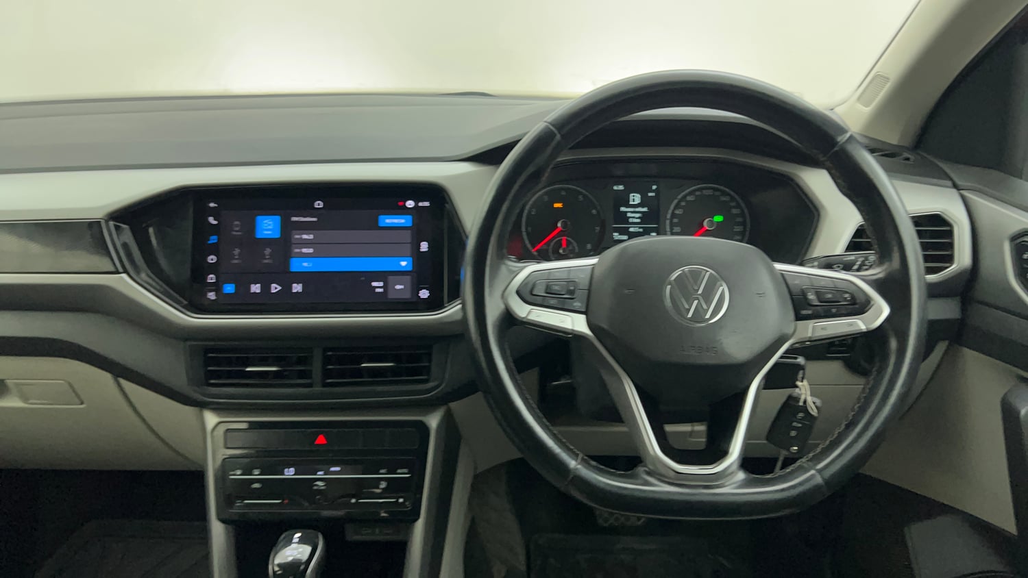 Used 2022 Volkswagen Taigun Highline 1.0 TSI AT Petrol Automatic interior STEERING VIEW
