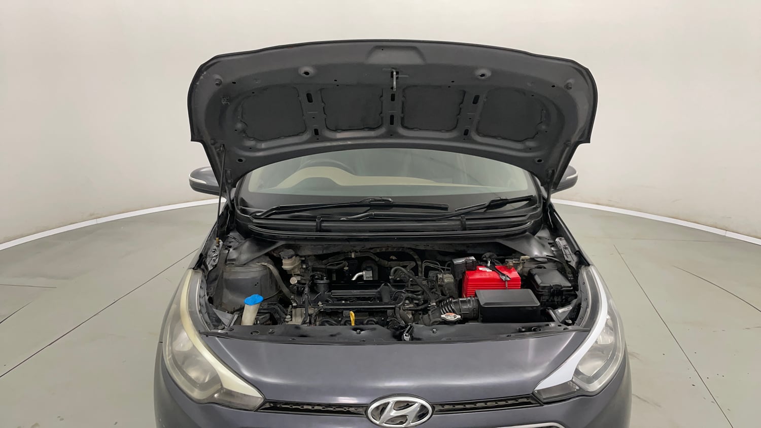 Used 2017 Hyundai Elite i20 Sportz 1.2 Petrol Manual engine ENGINE & BONNET OPEN FRONT VIEW