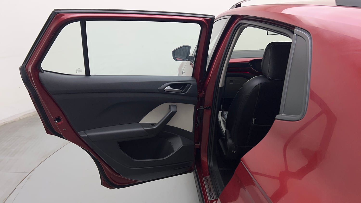 Used 2023 Volkswagen Taigun GT 1.5 TSI MT Petrol Manual interior LEFT REAR DOOR OPEN VIEW