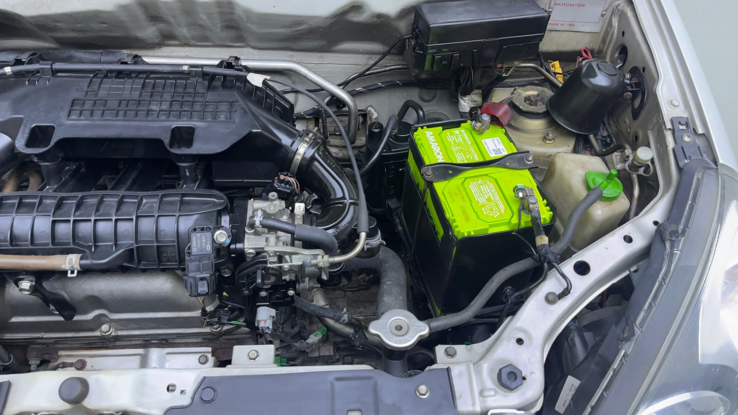 Used 2015 Maruti Suzuki Alto 800 LXi Anniversary Edition Petrol Manual engine ENGINE LEFT SIDE VIEW
