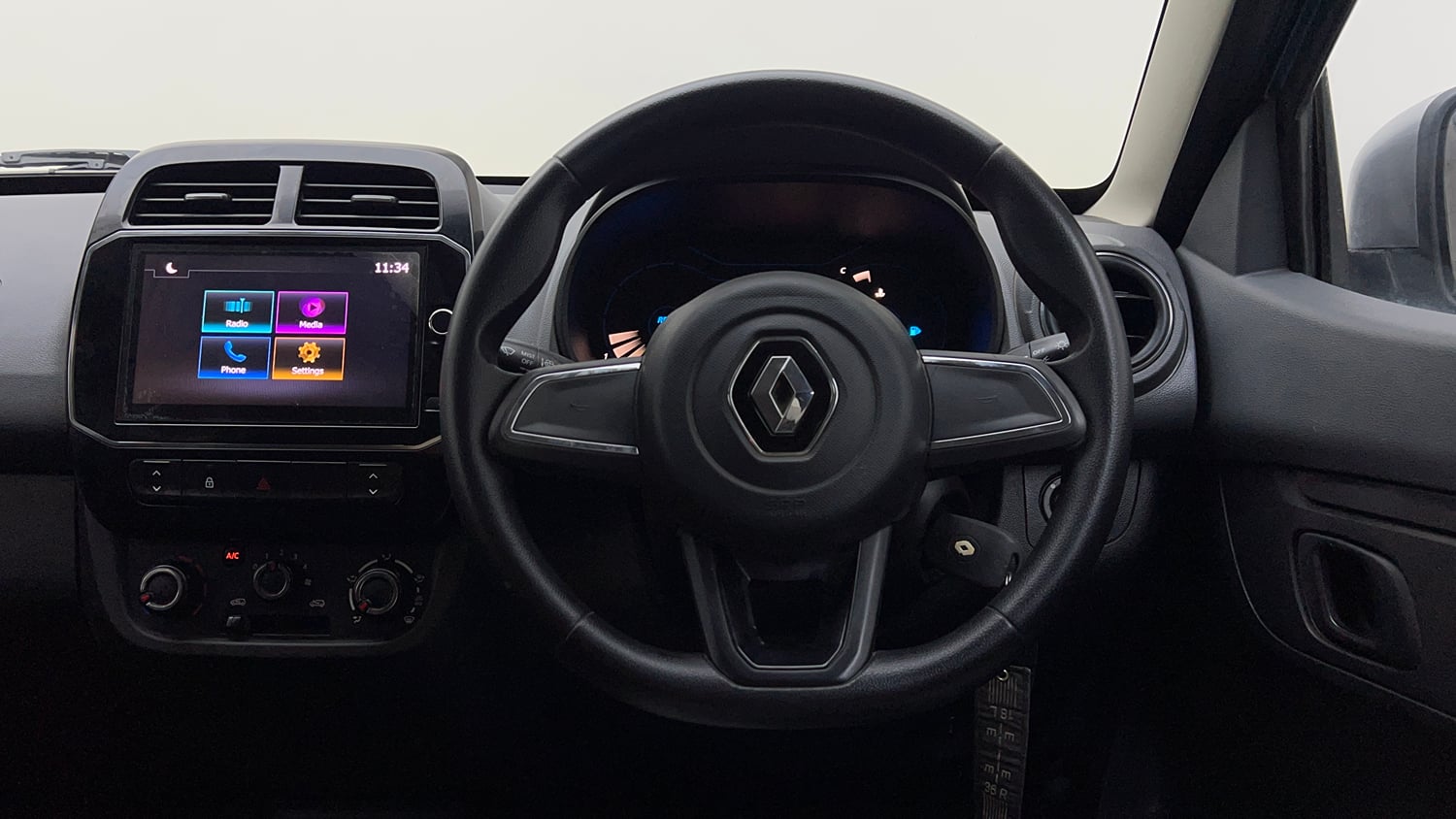 Used 2021 Renault Kwid RXT 1.0 AMT Opt Petrol Automatic interior STEERING VIEW