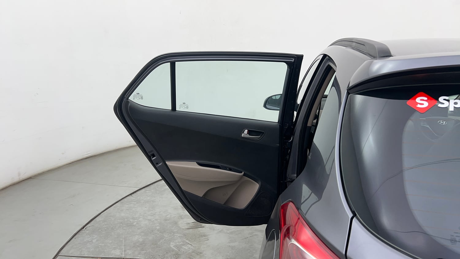 Used 2014 Hyundai Grand i10 Asta 1.2 Kappa VTVT (O) Petrol Manual interior LEFT REAR DOOR OPEN VIEW