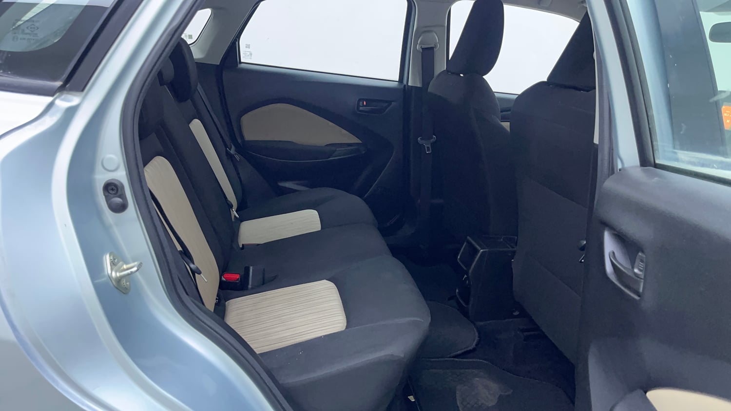 Used 2024 Toyota Glanza S AMT Petrol Automatic interior RIGHT SIDE REAR DOOR CABIN VIEW