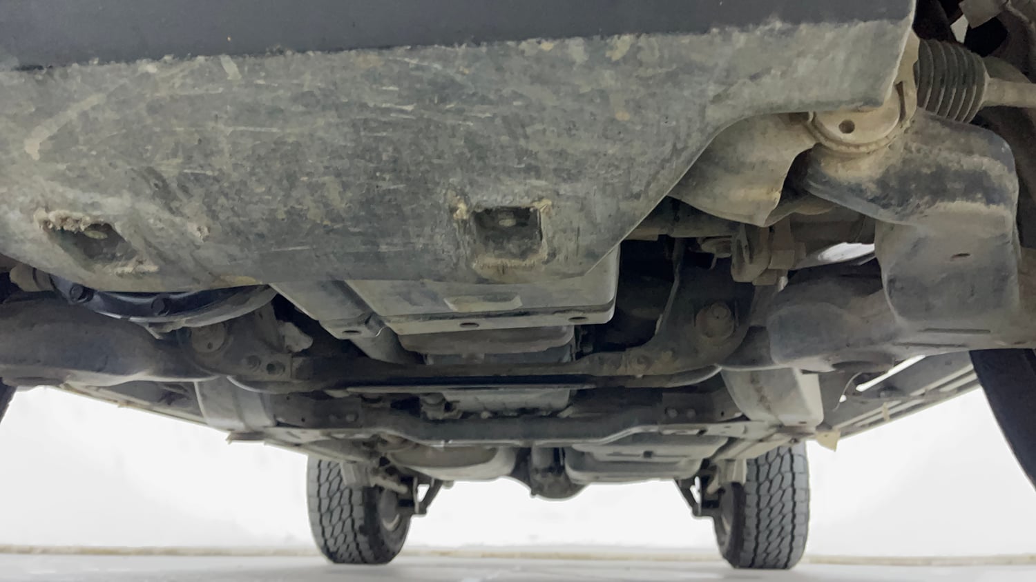 Used 2022 mahindra Thar LX Hard Top Diesel AT 4WD Diesel Automatic extra FRONT LEFT UNDERBODY VIEW
