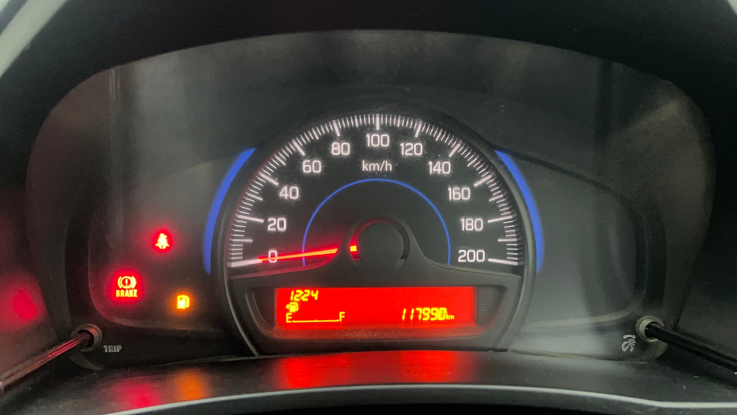 Used 2020 Maruti Suzuki Baleno Sigma Petrol Manual interior CLUSTERMETER VIEW
