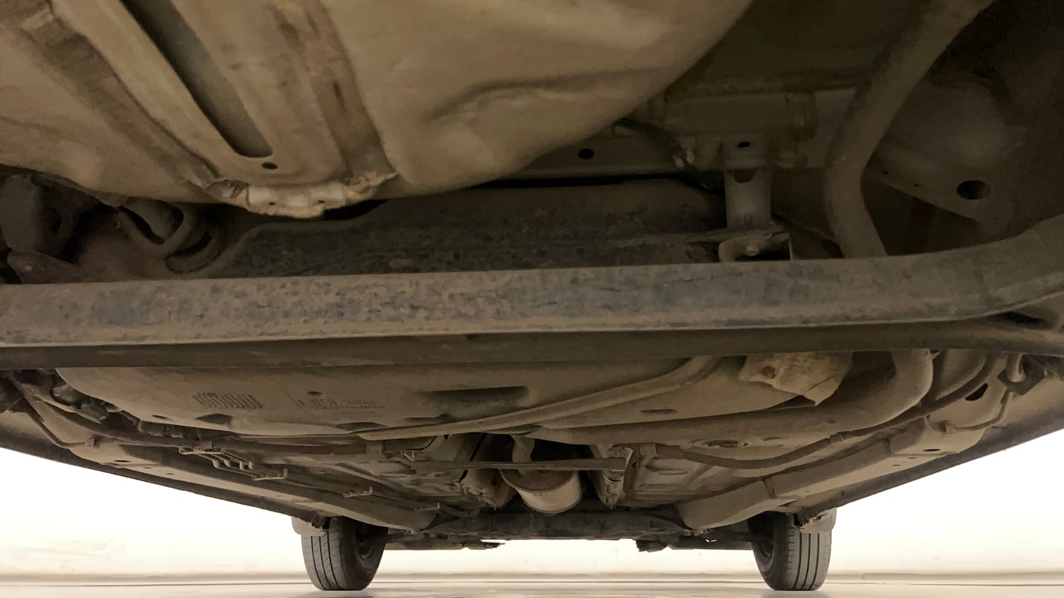 Used 2021 Maruti Suzuki Swift VXi Petrol Manual extra REAR UNDERBODY VIEW (TAKEN FROM REAR)
