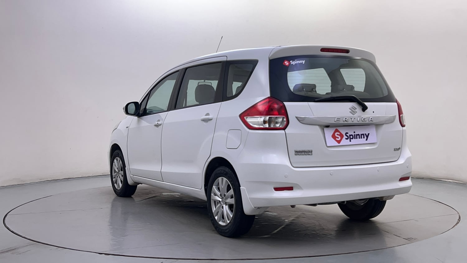 Used 2016 Maruti Suzuki Ertiga ZXI Petrol Manual exterior LEFT REAR CORNER VIEW