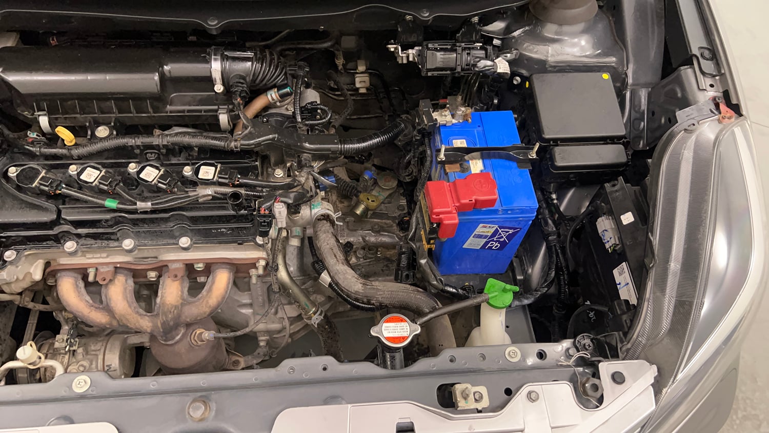 Used 2020 Maruti Suzuki Baleno Zeta Petrol Manual engine ENGINE LEFT SIDE VIEW