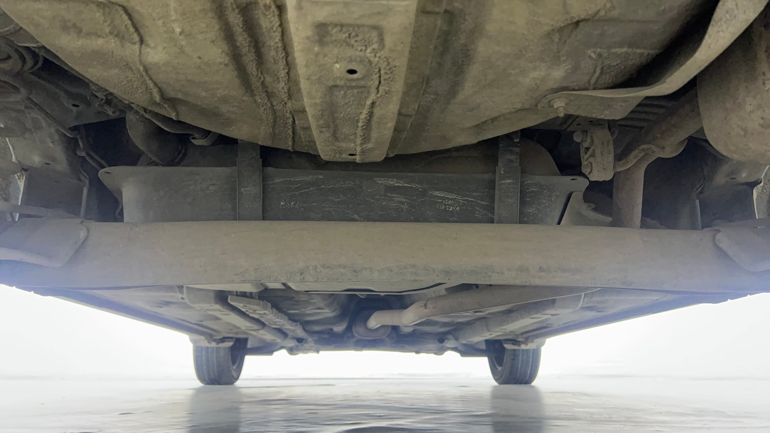 Used 2018 Hyundai Grand i10 Sportz 1.2 Kappa VTVT Petrol Manual extra REAR UNDERBODY VIEW (TAKEN FROM REAR)