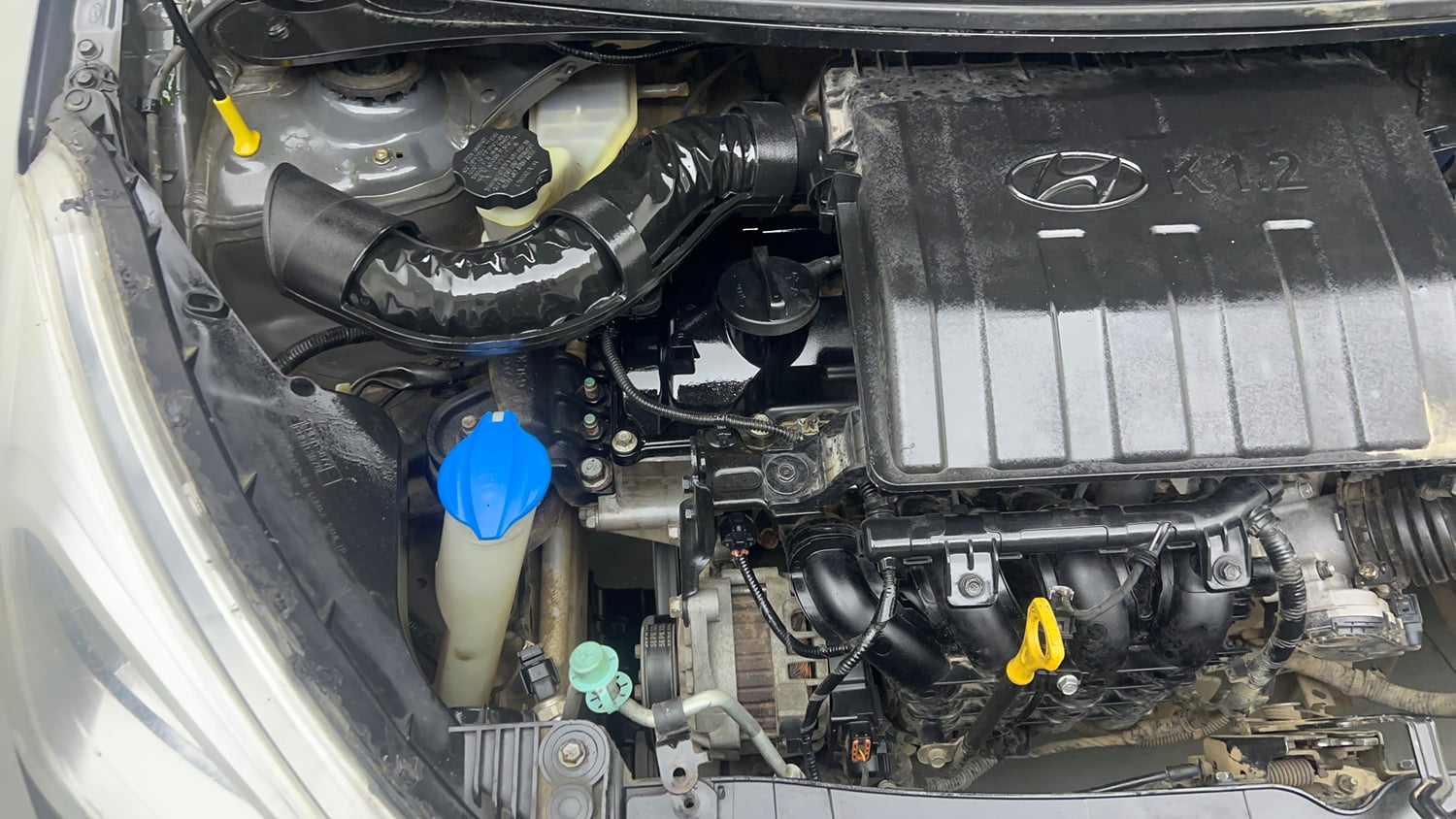 Used 2017 Hyundai Grand i10 Sportz 1.2 Kappa VTVT Petrol Manual engine ENGINE RIGHT SIDE VIEW