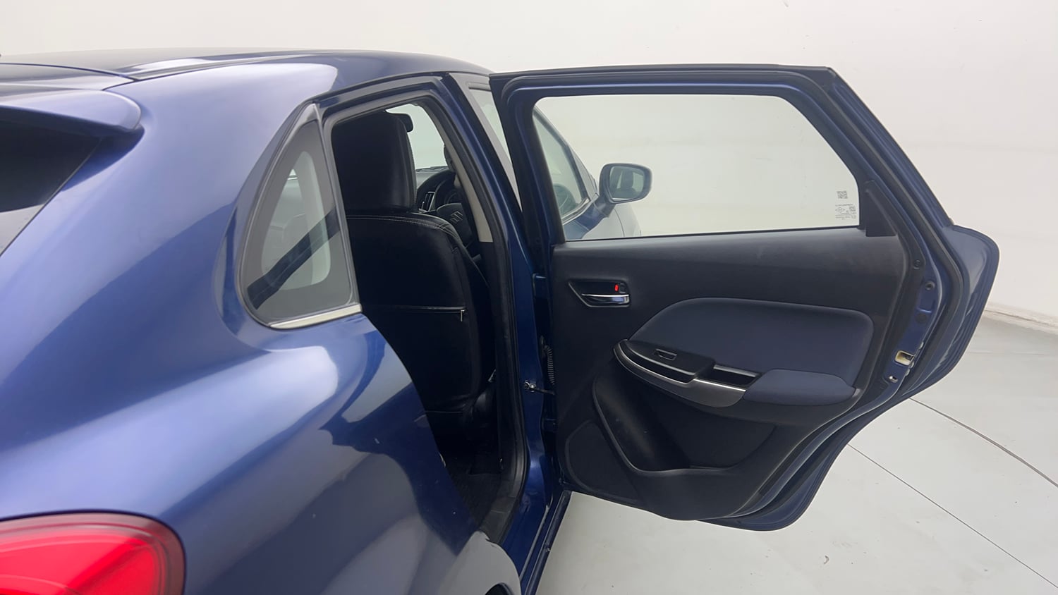 Used 2021 Maruti Suzuki Baleno Zeta Petrol Manual interior RIGHT REAR DOOR OPEN VIEW