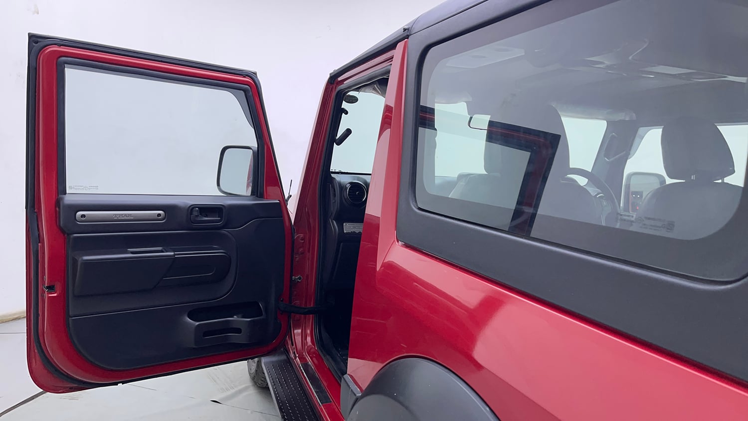 Used 2023 Mahindra Thar LX Hard Top Petrol MT 4WD Petrol Manual interior LEFT FRONT DOOR OPEN VIEW