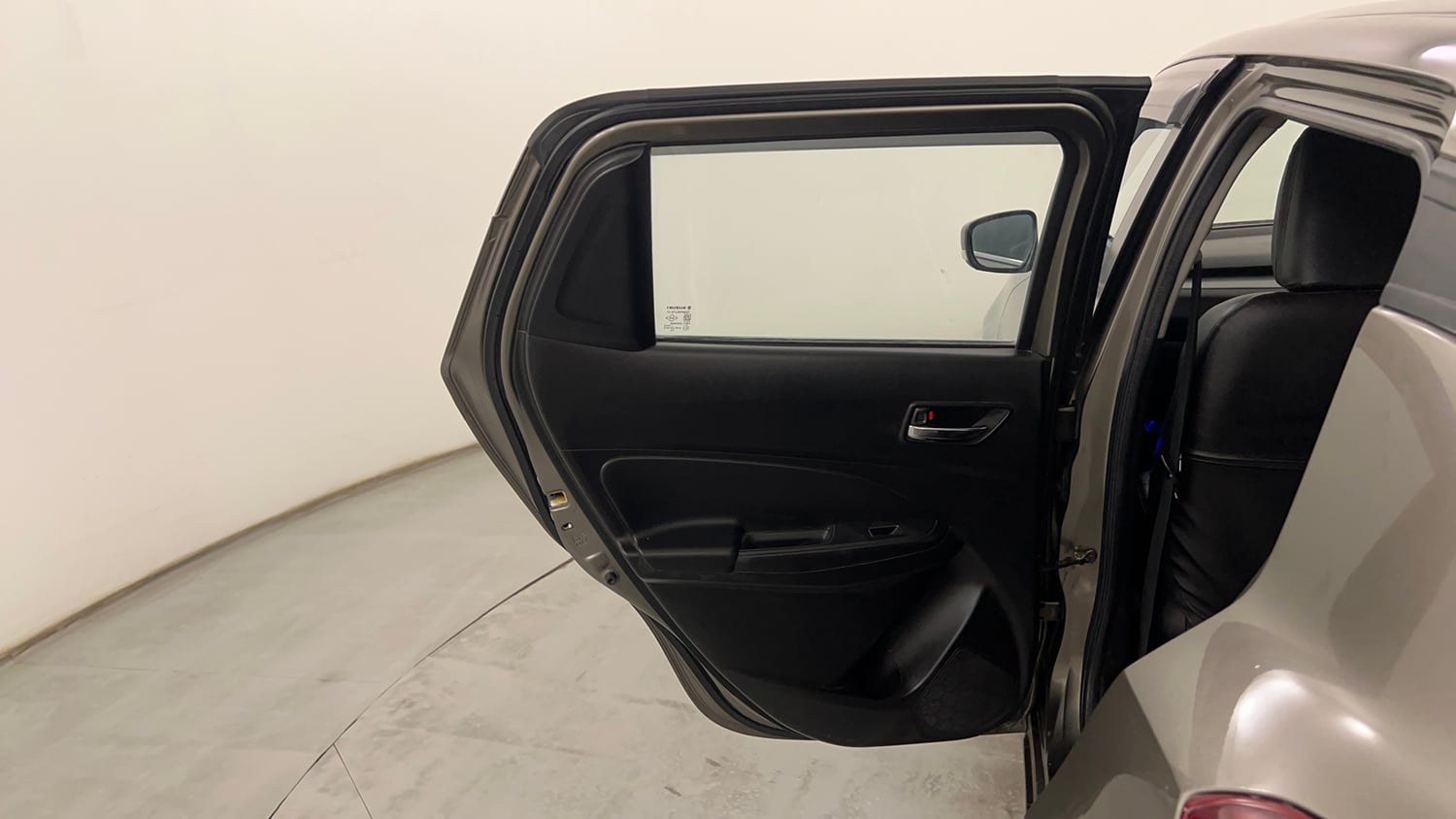 Used 2021 Maruti Suzuki Swift VXi Petrol Manual interior LEFT REAR DOOR OPEN VIEW