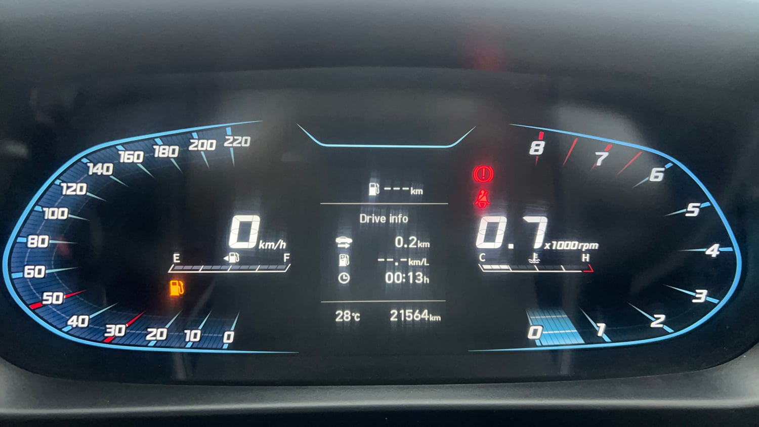 Used 2021 Hyundai i20 Sportz 1.2 MT Petrol Manual interior CLUSTERMETER VIEW