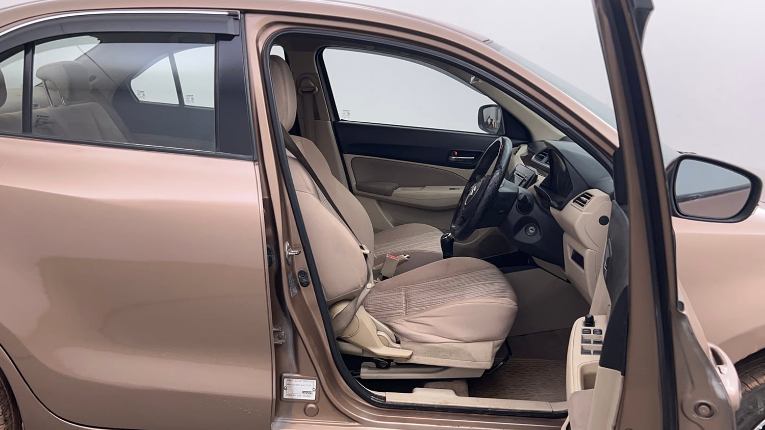 Used 2019 Maruti Suzuki Dzire VDi Diesel Manual interior RIGHT SIDE FRONT DOOR CABIN VIEW