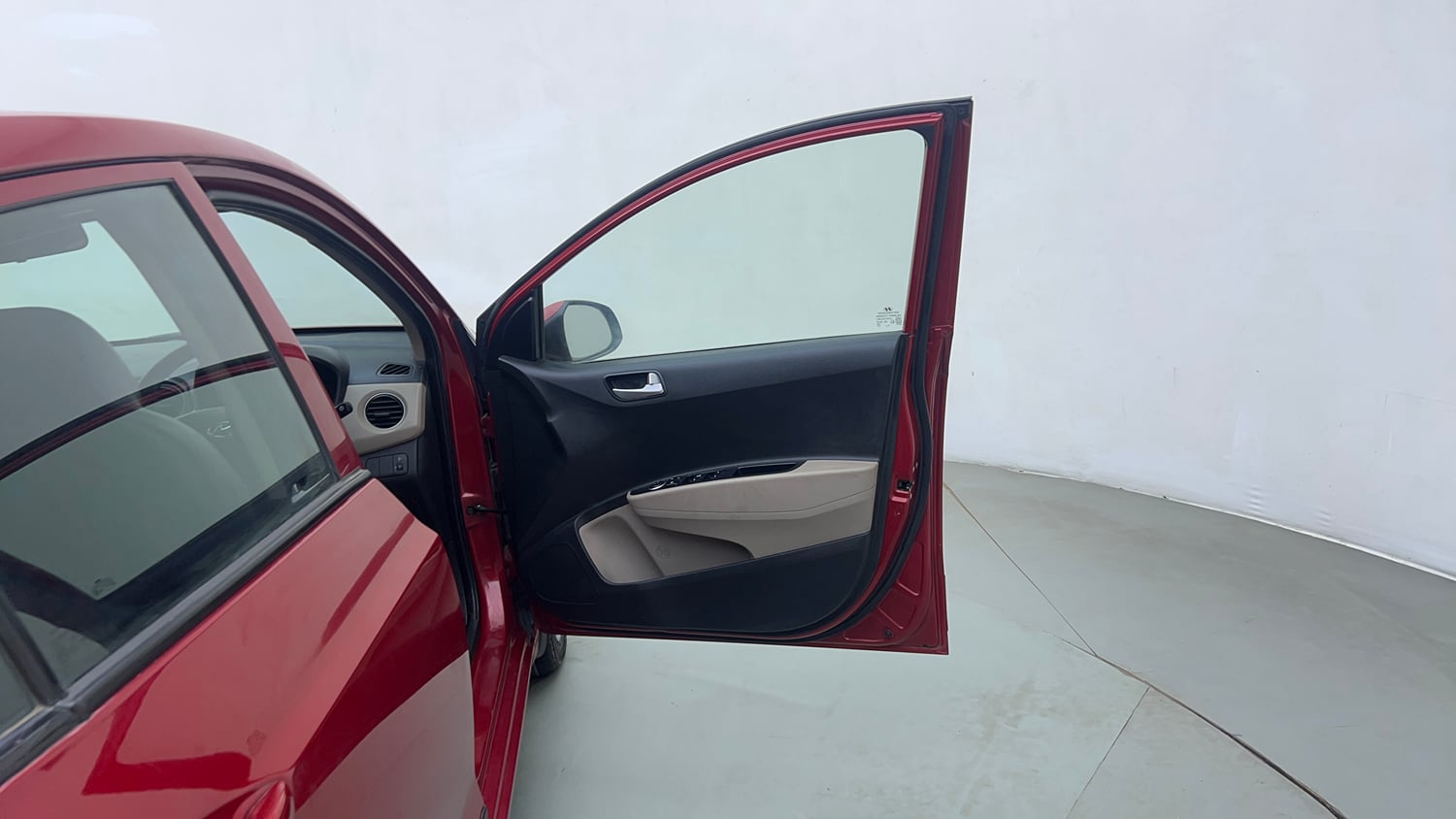 Used 2018 Hyundai Grand i10 Sportz 1.2 Kappa VTVT Petrol Manual interior RIGHT FRONT DOOR OPEN VIEW