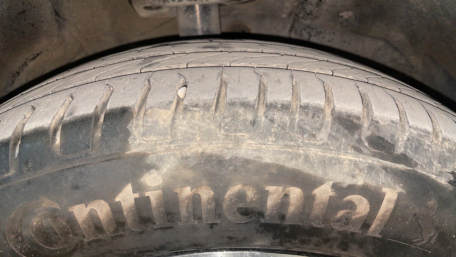 Used 2021 MG Motors Hector Sharp 1.5 Petrol CVT Petrol Automatic tyres RIGHT FRONT TYRE TREAD VIEW