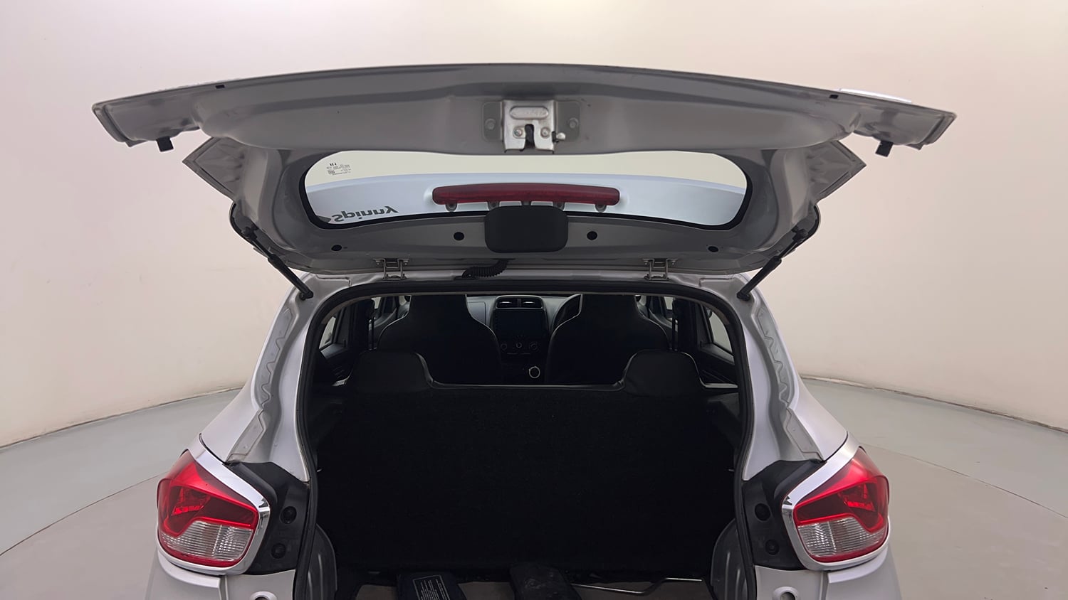 Used 2017 Renault Kwid 1.0 RXT AMT Petrol Automatic interior DICKY DOOR OPEN VIEW