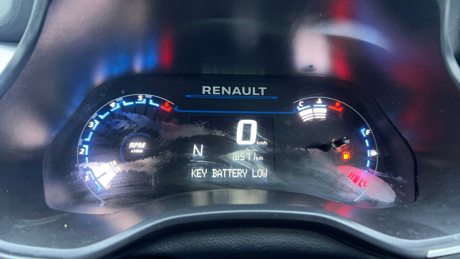 Used 2023 Renault Triber RXZ EASY-R AMT Petrol Automatic interior CLUSTERMETER VIEW