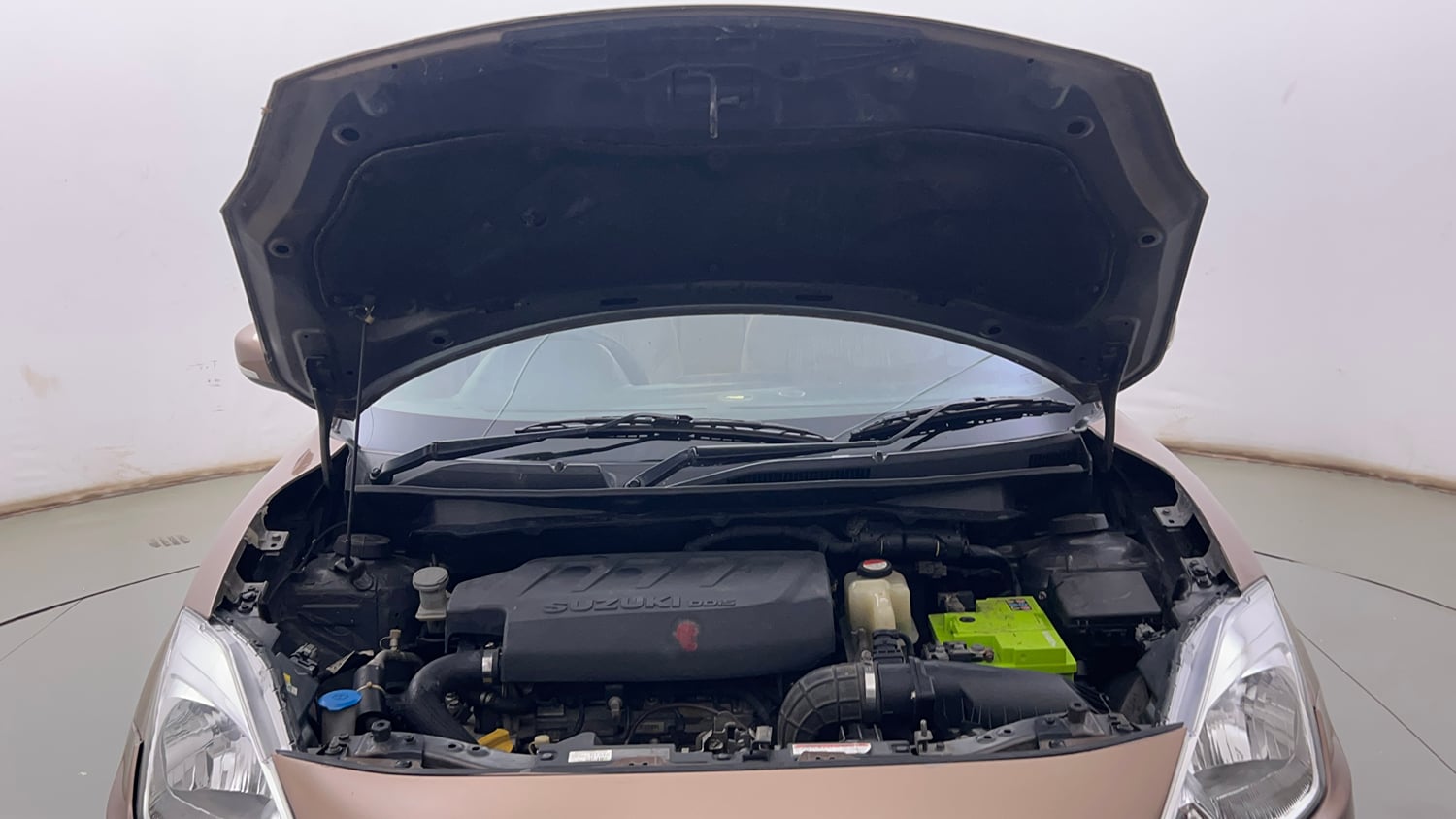 Used 2019 Maruti Suzuki Dzire VDi Diesel Manual engine ENGINE & BONNET OPEN FRONT VIEW