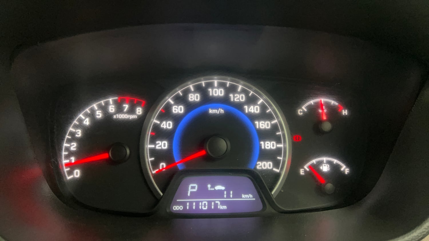 Used 2014 Hyundai Grand i10 Asta AT 1.2 Kappa VTVT Petrol Automatic interior CLUSTERMETER VIEW