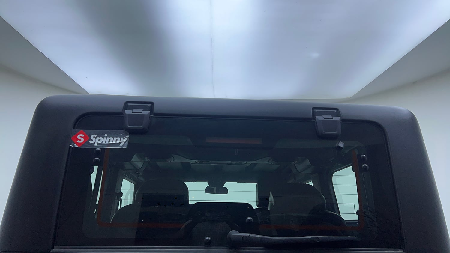 Used 2026 mahindra Thar LXT 1.5 Diesel MT 2WD Diesel Manual exterior BACK WINDSHIELD VIEW