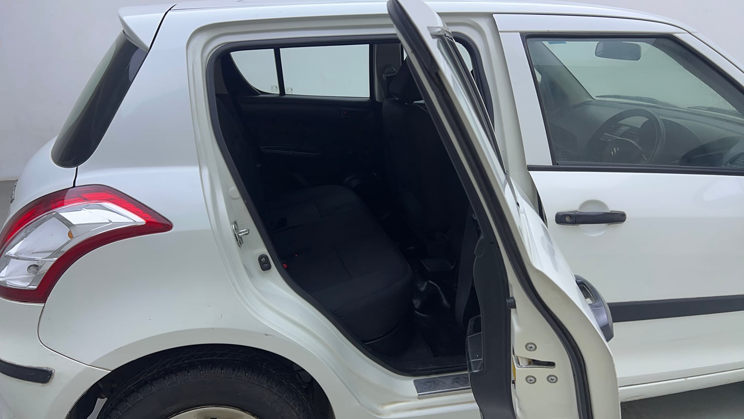 Used 2013 Maruti Suzuki Swift LXi Petrol Manual interior RIGHT SIDE REAR DOOR CABIN VIEW