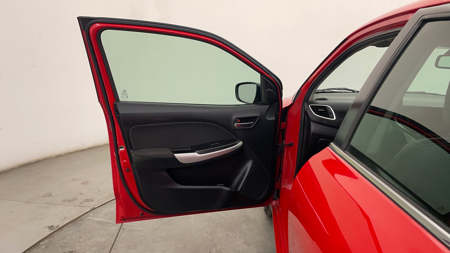 Used 2017 Maruti Suzuki Baleno Zeta 1.2 AT Petrol Automatic interior LEFT FRONT DOOR OPEN VIEW