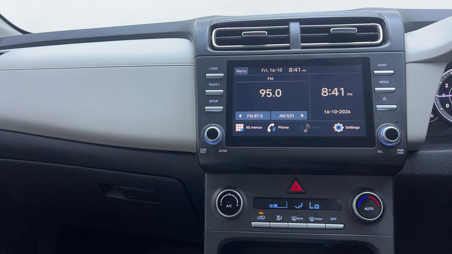 Used 2023 Hyundai Creta S 1.5 Petrol Petrol Manual interior MUSIC SYSTEM & AC CONTROL VIEW