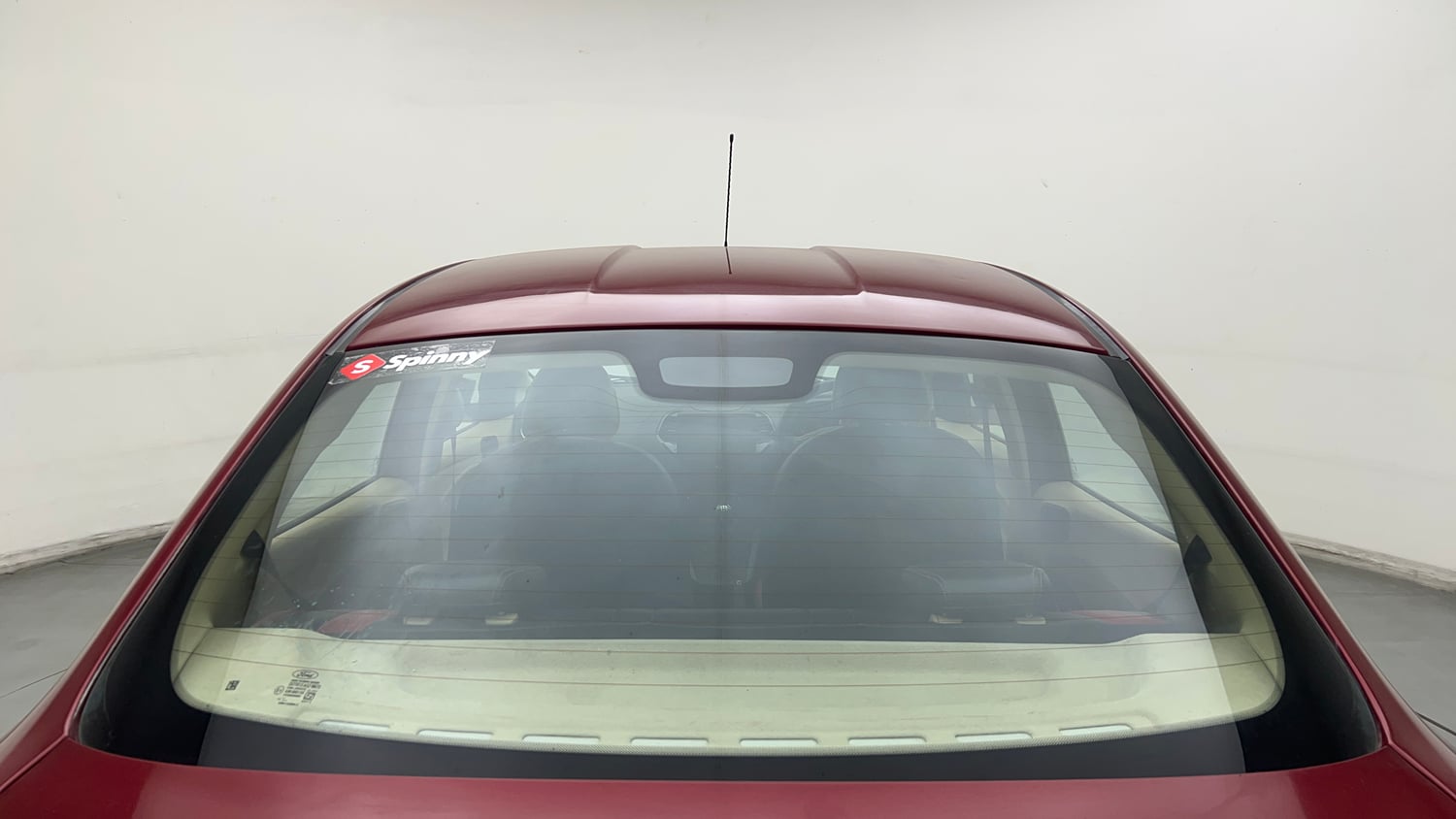 Used 2017 Ford Figo Aspire Titanium 1.2 Ti-VCT Petrol Manual exterior BACK WINDSHIELD VIEW