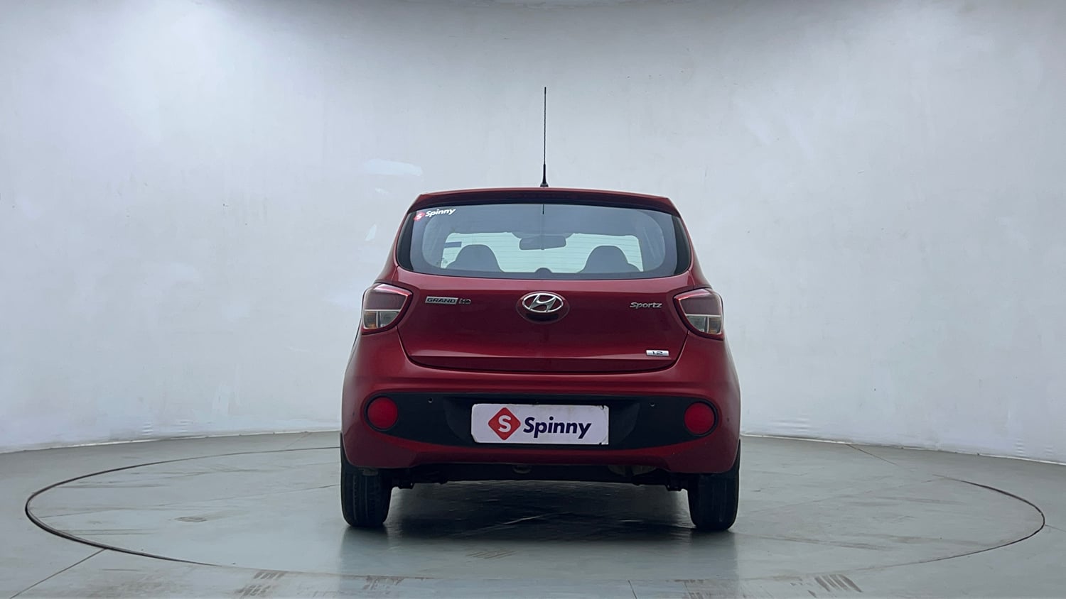 Used 2018 Hyundai Grand i10 Sportz 1.2 Kappa VTVT Petrol Manual exterior BACK VIEW