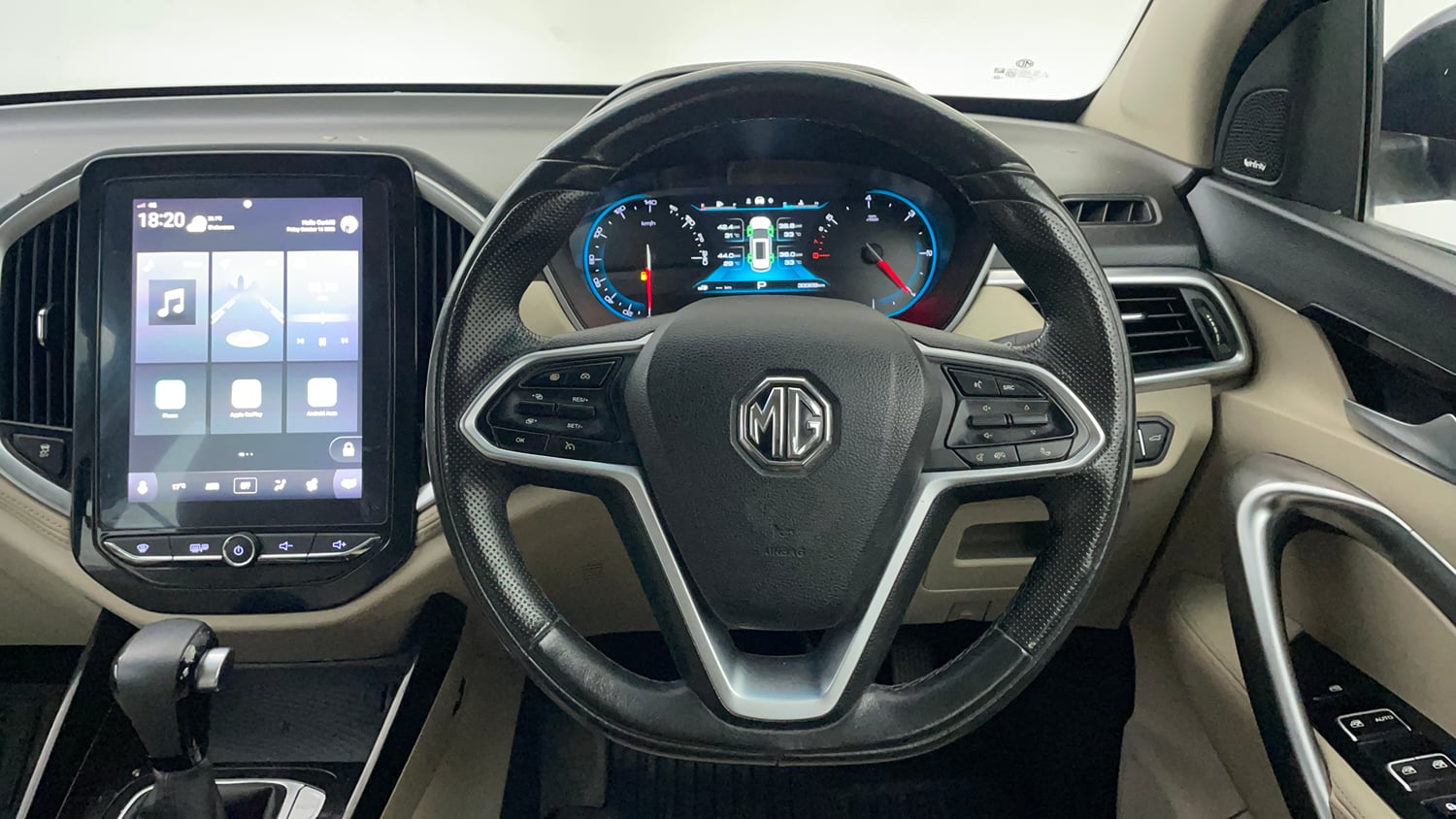 Used 2021 MG Motors Hector Sharp 1.5 Petrol CVT Petrol Automatic interior STEERING VIEW