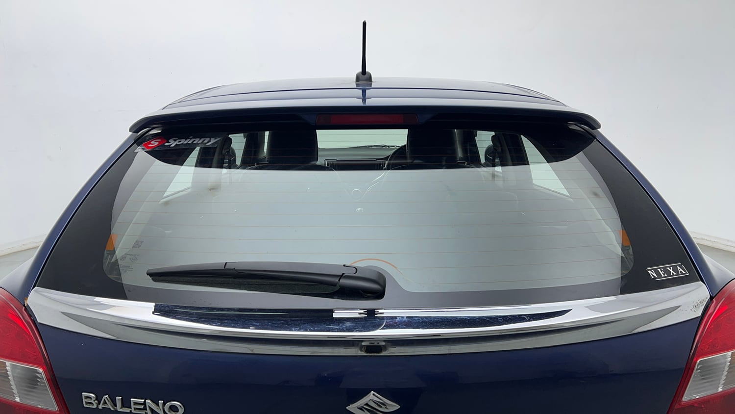 Used 2021 Maruti Suzuki Baleno Delta Petrol Manual exterior BACK WINDSHIELD VIEW