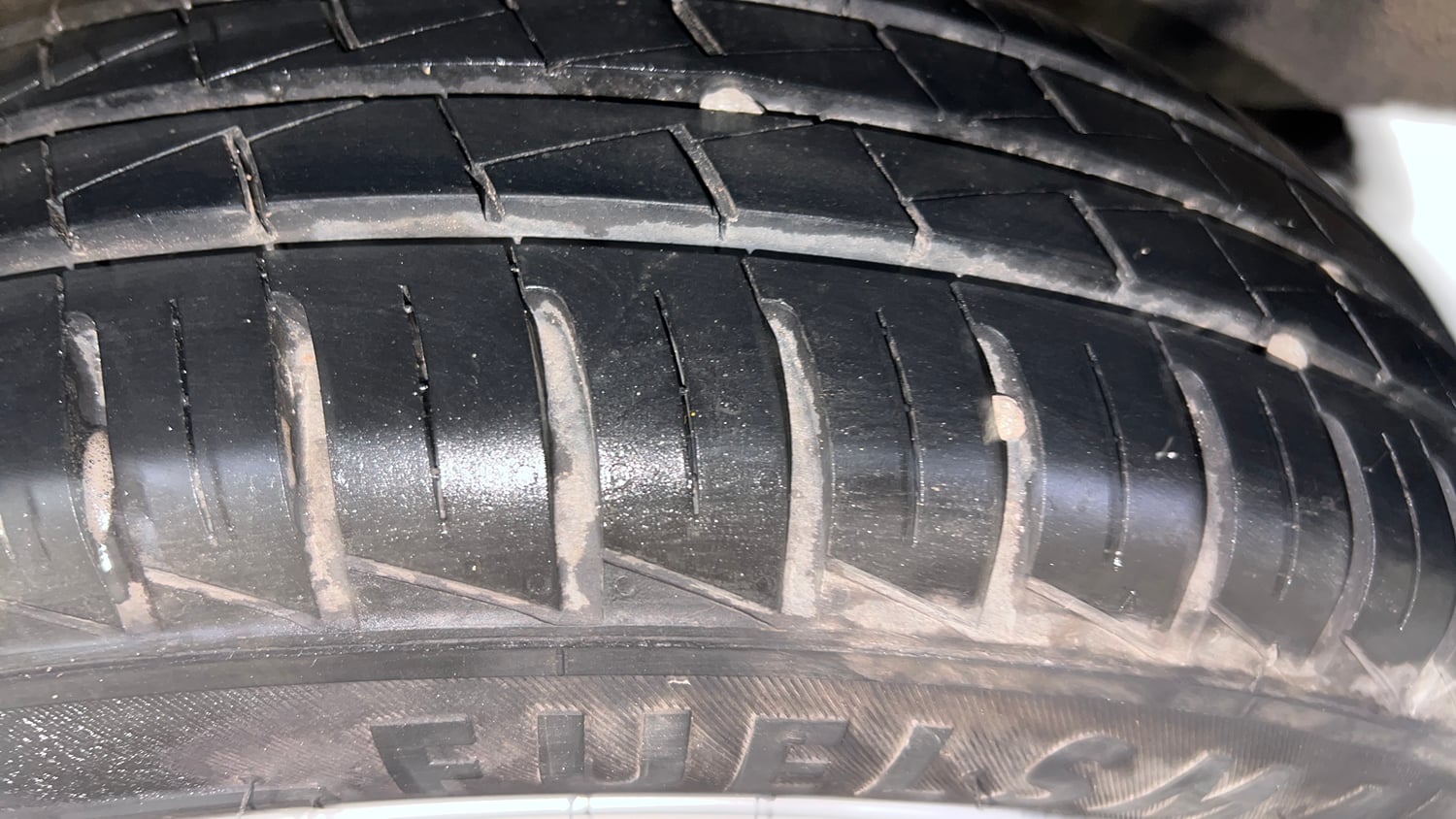 Used 2023 Renault Kwid CLIMBER AMT Urban Night Limited Edition Petrol Automatic tyres LEFT REAR TYRE TREAD VIEW