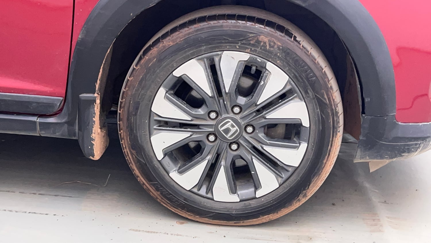 Used 2021 Honda WR-V SV MT Diesel Diesel Manual tyres RIGHT FRONT TYRE RIM VIEW