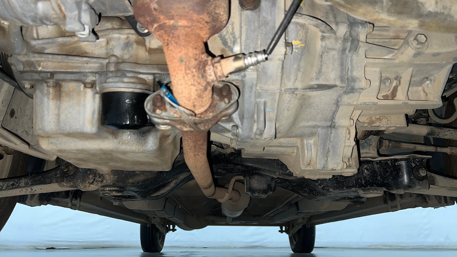 Used 2013 Maruti Suzuki Wagon R LXI CNG Cng Manual extra FRONT LEFT UNDERBODY VIEW