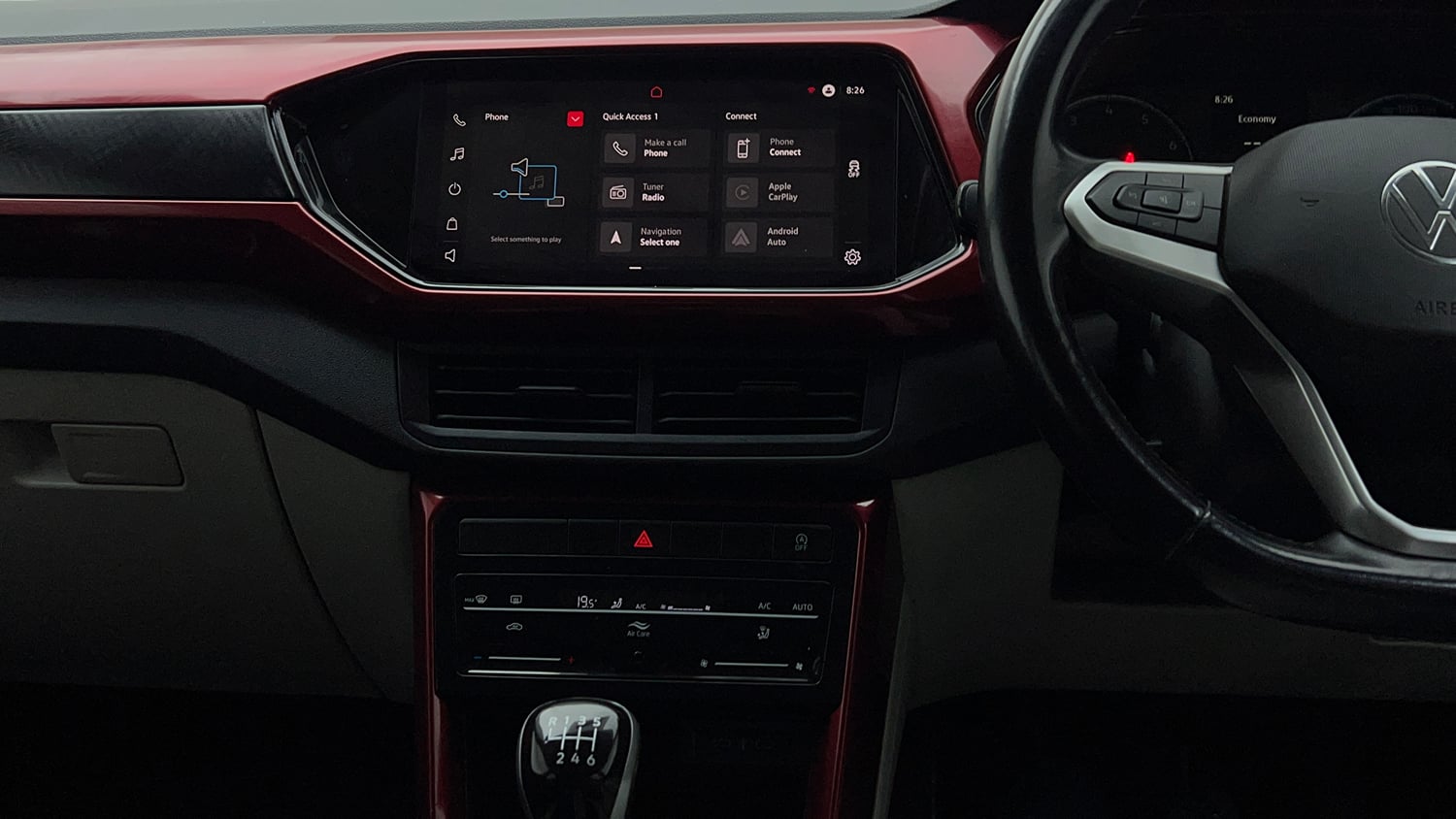 Used 2023 Volkswagen Taigun GT 1.5 TSI MT Petrol Manual interior MUSIC SYSTEM & AC CONTROL VIEW